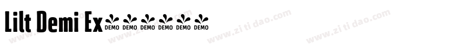 Lilt Demi Ex字体转换